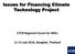 Issues for Financing Climate Technology Project