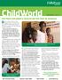ChildWorld SPRING 2017 PUTTING CHILDREN S HEALTH ON THE MAP IN SENEGAL