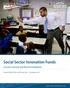Social Sector Innovation Funds