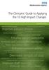 The Clinicians Guide to Applying the 10 High Impact Changes. A guide for clinicians