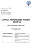 Annual Performance Report 2017/18