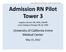 Admission RN Pilot Tower 3