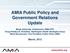 AMIA Public Policy and Government Relations Update