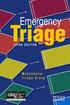 Emergency. Triage THIRD EDITION. Manchester Triage Group
