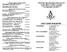 JULY 2005 BULLETIN. MASTERS AND WARDENS ASSOCIATION OF BROWARD COUNTY, FLORIDA FREE AND ACCEPTED MASONS 33 rd MASONIC DISTRICT