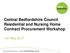 Central Bedfordshire Council Residential and Nursing Home Contract Procurement Workshop