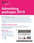 Advertising packages 2018