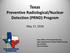 Texas Preventive Radiological/Nuclear Detection (PRND) Program