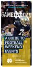 A guide to football weekend events