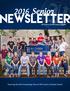 2016 Senior. newsletter. Hill Country Christian School of Austin. Honoring the 2016 Graduating Class of Hill Country Christian School