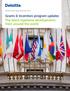 Global Tax and Legal November Grants & Incentives program updates The latest legislative developments from around the world