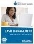 NASFAA U SELF-STUDY GUIDES CASH MANAGEMENT AWARD YEAR ISSUE DATE MAY 2017 CREDENTIALED TRAINING