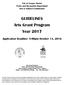 GUIDELINES Arts Grant Program Year 2017