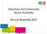 Voluntary and Community Sector Assembly. Annual Assembly 2017