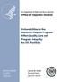 Office of Inspector General. Vulnerabilities in the Medicare Hospice Program Affect Quality Care and Program Integrity: An OIG Portfolio