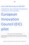 European Innovation Council (EIC) pilot