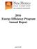 2016 Energy Efficiency Program Annual Report