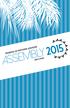 Assembly welcome. program guide