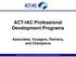 ACT-IAC Professional Development Programs Associates, Voyagers, Partners, and Champions