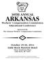 30TH ANNUAL ARKANSAS. Workers Compensation Commission Educational Conference. Sponsored By The Arkansas Workers Compensation Commission AWCC