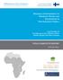 The MDG Centre. Regional Partnership to Promote Trade and Investment in Sub-Saharan Africa FINAL NARRATIVE REPORT. Millennium Cities Initiative