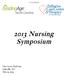 Co-Provided by: 2013 Nursing Symposium