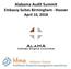 Alabama Audit Summit Embassy Suites Birmingham - Hoover April 10, Alabama Hospital Association