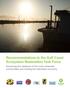 Recommendations to the Gulf Coast Ecosystem Restoration Task Force