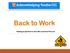 Back to Work. Helping you get back to work after a period of time out