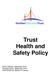 Trust Health and Safety Policy