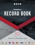 BASEBALL RECORD BOOK #BIG12BSB