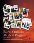 Rural Ontario. Medical Program Community Rotation Guidebook