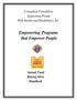 Empowering Programs that Empower People Annual Fund Raising Drive Handbook