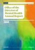 Office of the Director of Mental Health Annual Report