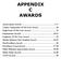 APPENDIX AWARDS Americanism Awards County Commander Of The Year Award Eagle Scout Of The Year Award Employment Awards...