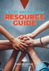 City of Westminster RESOURCE GUIDE