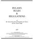 BYLAWS RULES & REGULATIONS