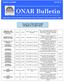 ONAR Bulletin. 09 April to 13 April Vol. 8 No. 15. Issuances Filed with ONAR. 09 April to 13 April 2018